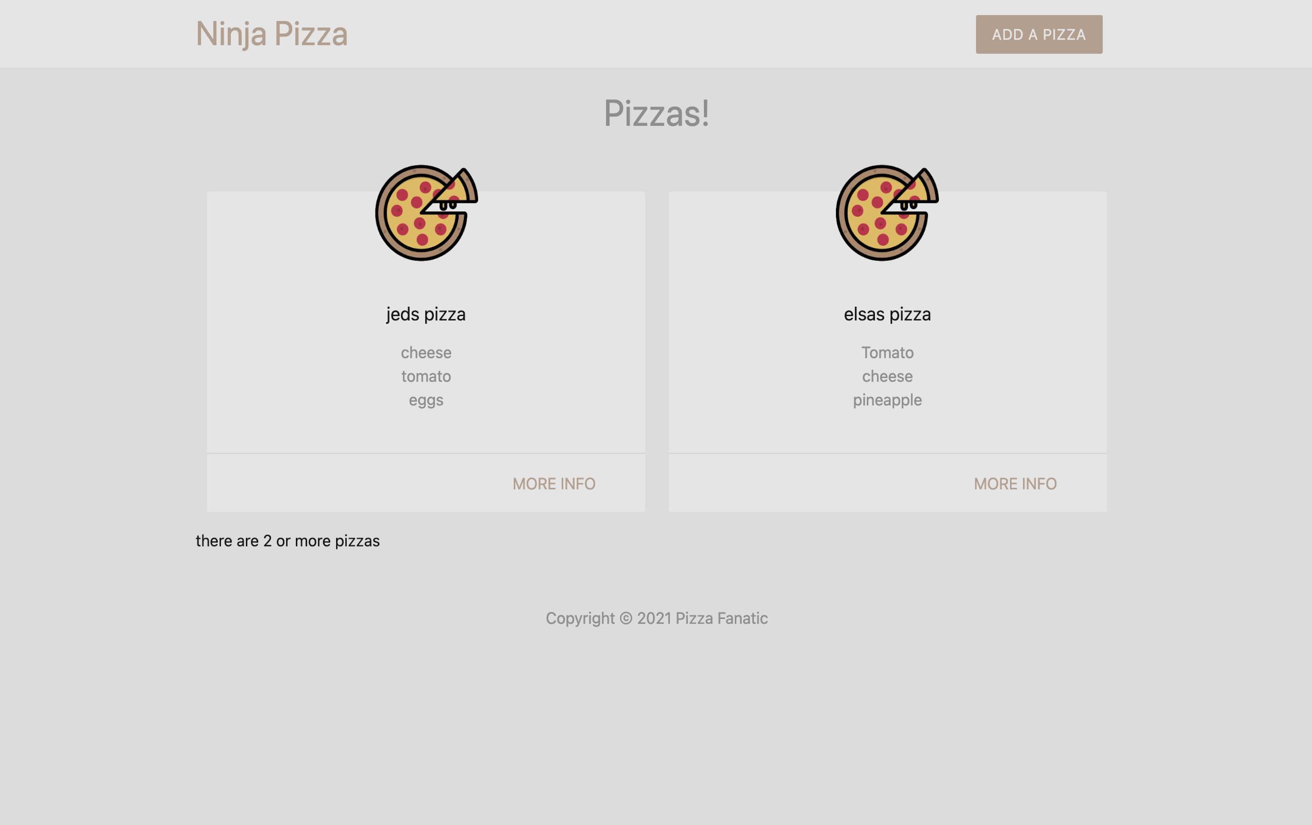 Pizza Order App 